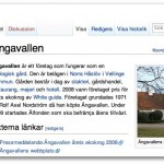 Ängavallen i Wikipedia